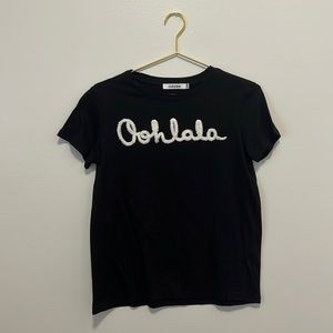 Oohlala Black Tshirt